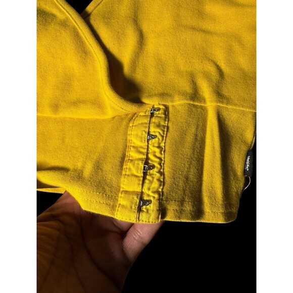 Mossimo Sports Bra VTG 90s Y2K Tube Tank Top yellow cotton Stretch size M VTG - Picture 7 of 14